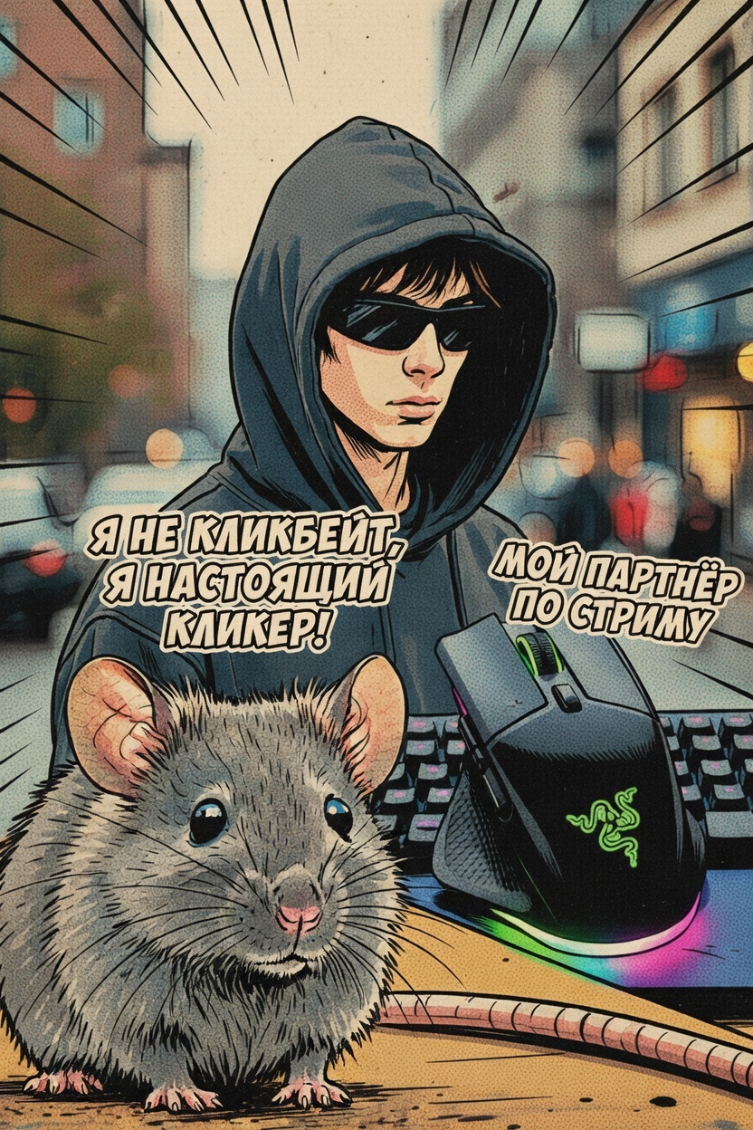 Комикс: Я не кликбейт, я настоящий кликер!