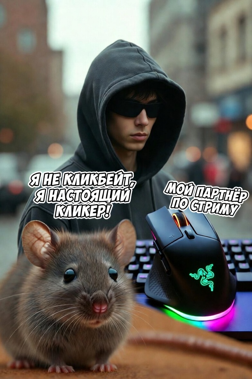 Комикс: Настоящая мышь vs Пластиковая мышь-импостор